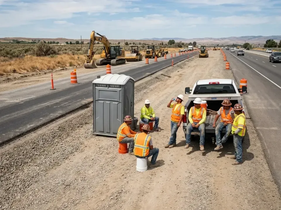highway-road-construction-crew-007 — frequently asked questions, Porta Potty and Restroom Rentals in Lemoore Station, CA